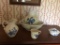 Antique Pitcher & Bowl Set W/Accessories