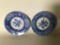 (2) Early Spode Transfer Ware Plates In 