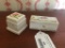 Porcelain Inkwell & Stamp Box