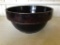 Brown Stoneware Mixing Bowl-Larger Size