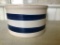 Stoneware Crock W/Blue Bands