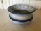 Blue & White Spongeware Spittoon