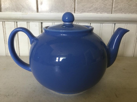 "Pristine, England" Cobalt Blue Teapot