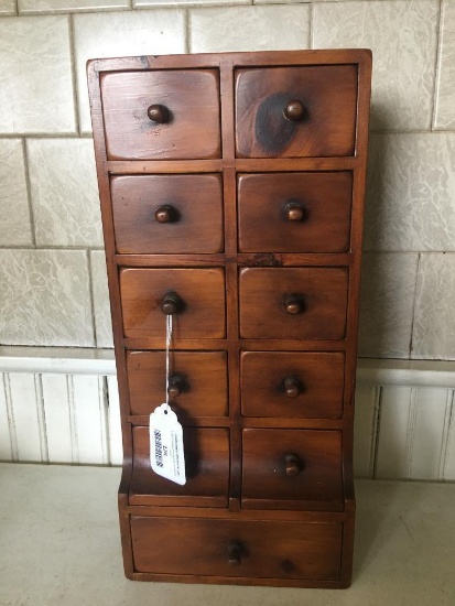 60's "Pine Shop" Hanging Spice Box
