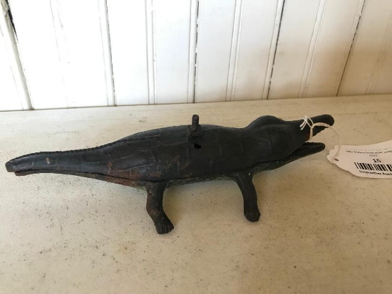 Antique Cast Iron Alligator