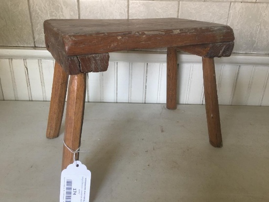 Primitive Oak Stool