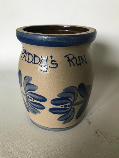 Contemporary "Paddy's Run" Stoneware Crock