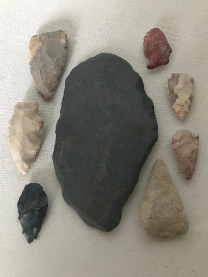 Farm Found Artifacts & Arrowheads