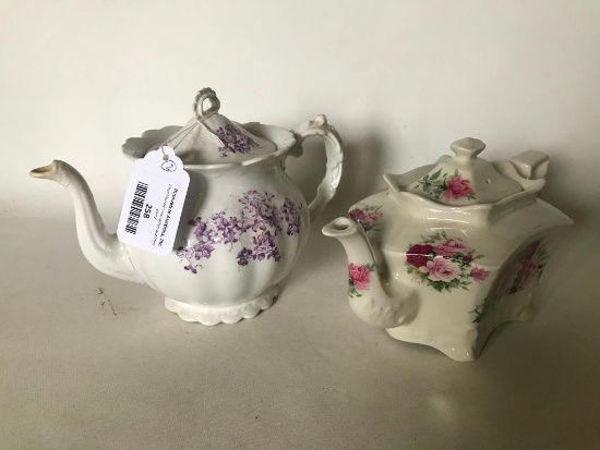 (2) Teapots
