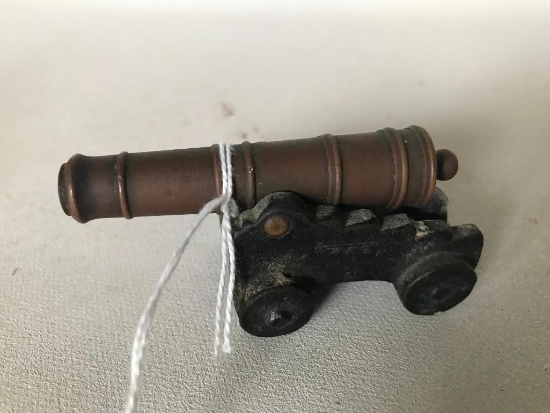Cast Iron & Brass Cannon
