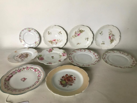 Group Of (10) Vintage Plates