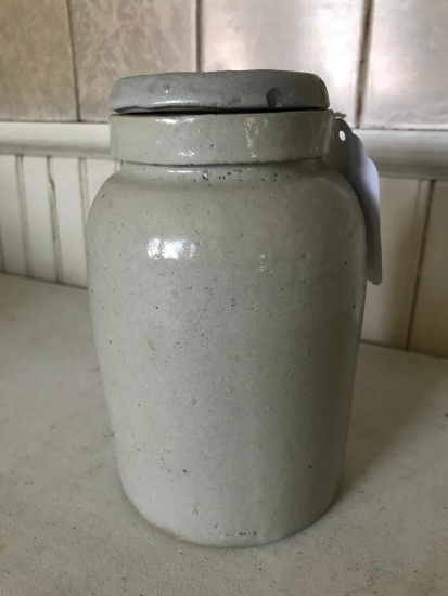 Stoneware Lidded Jar