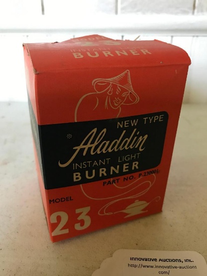 Vintage Unused Aladdin Model 23 Burner In Box