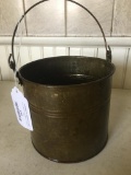 Tin Berry Picking Pail W/Bail