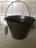 Antique Tin Bucket W/Bail