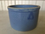 Blue Stoneware Crock Bowls
