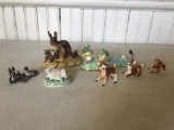 Group Of Miniature Porcelain Animals