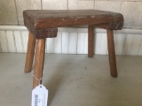 Primitive Oak Stool