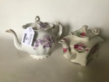 (2) Teapots