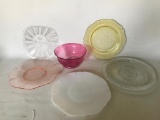 Depression Glass Trays & Bowls