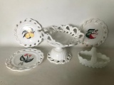 (5) Vintage Milk Glass Items