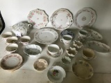 Group Of (20) Vintage Porcelain Pcs.