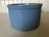 Blue Stoneware Crock