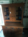 Rare Oak Kitchen Cabinet Manufactured by The Cincinnati Fly Screen Company