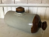 Antique Stoneware Hot Water Bottle W/Original Screw Cap