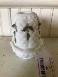 Signed Fenton Fairy Lamp