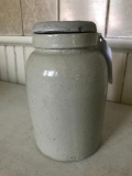 Stoneware Lidded Jar