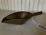 Antique Country Store Brass Scoop