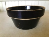 Brown Stoneware Mixing Bowl