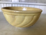 Yellow Stoneware Mixing Bowl