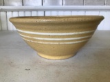 Yellow Ware Triple Banded Mixing Bowl