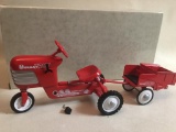 Hallmark Galleries Kiddie Car Classics, Murray Tractor and Trailer, One Peddle is Off