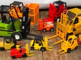 Group Of Diecast & Plastic Fork-Lifts
