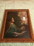 Vintage Framed Print Of St. Cecilia