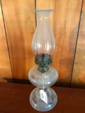 Antique Oil Lamp W/Chimney