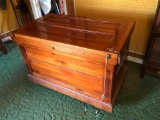 Large Antique Lidded Tool Box
