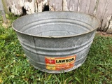 Lawson Number 3, Galvanized Steel Wash Tub