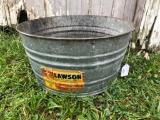 Lawson Number 2 Washtub with Name Tag