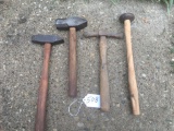 Group of Blacksmith Hammers