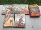 Five Vintage Children's Books and a Jaymar Davy Crockett Puzzle