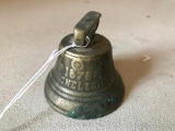 Small Metal Bell Marked 1878 SAIGNELEGIER