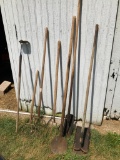 7 Vintage Yard Tools as Pictured