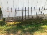 7 Feet Long Piece of Wrought Iron Fence