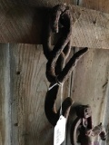 2-Antique Steel Hooks