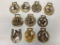 Collection Of (10) Brass/Brass Plated Horse Brasses