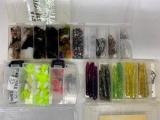 (4) Organizers W/Baits, Fly's, Hooks, & More!